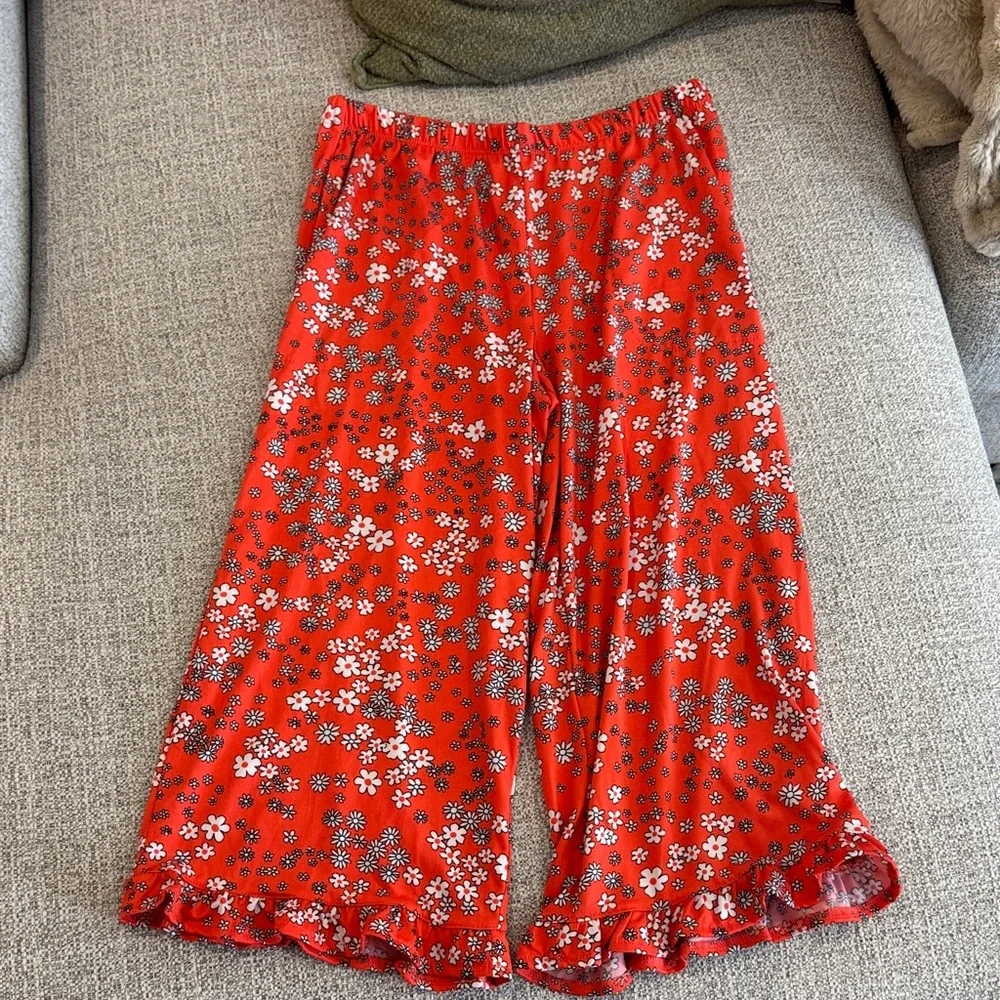 Cuddl Duds Cozy Short Sleeve Pajama Top & Capri Set with Headband